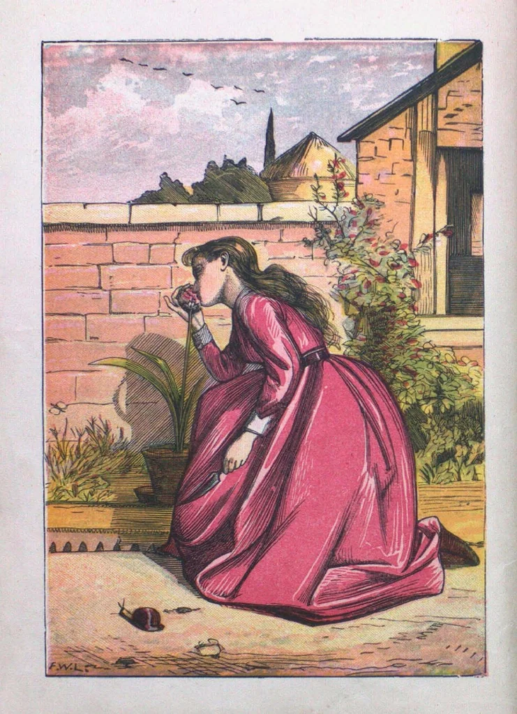 An illustration from Little Totty, and other nursery tales, 1859, leaf 9