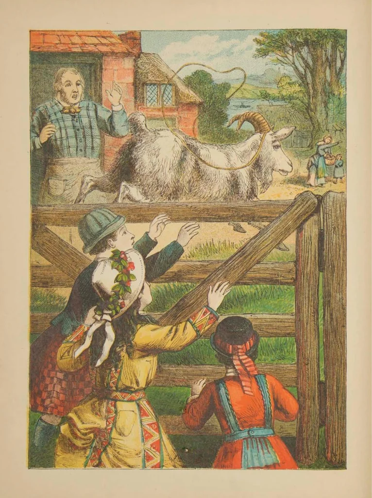 An illustration from My new toy book, 1882, leaf 61