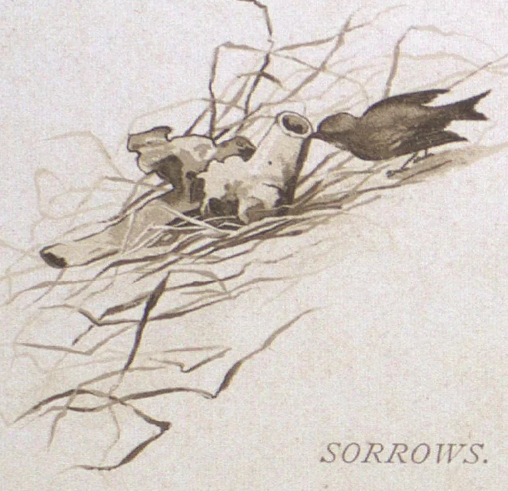An illustration from All round the clock, 1887, leaf 23