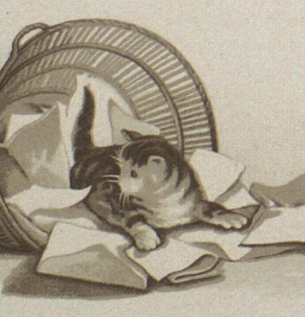 An illustration from All round the clock, 1887, leaf 37