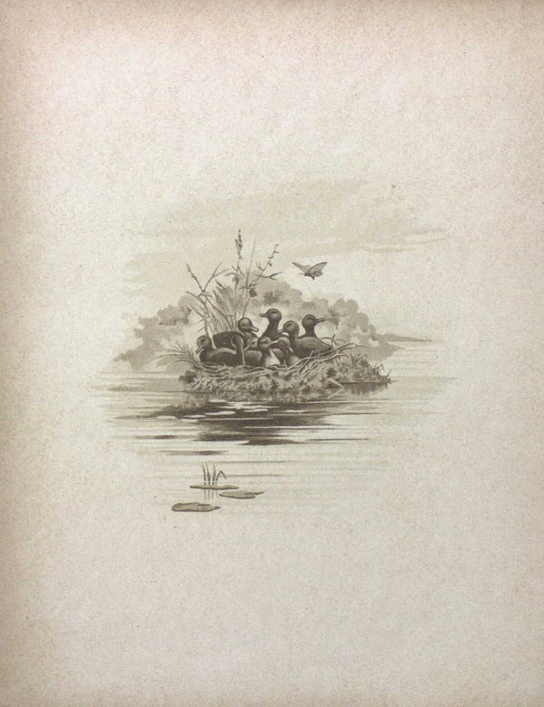 An illustration from All round the clock, 1887, leaf 6