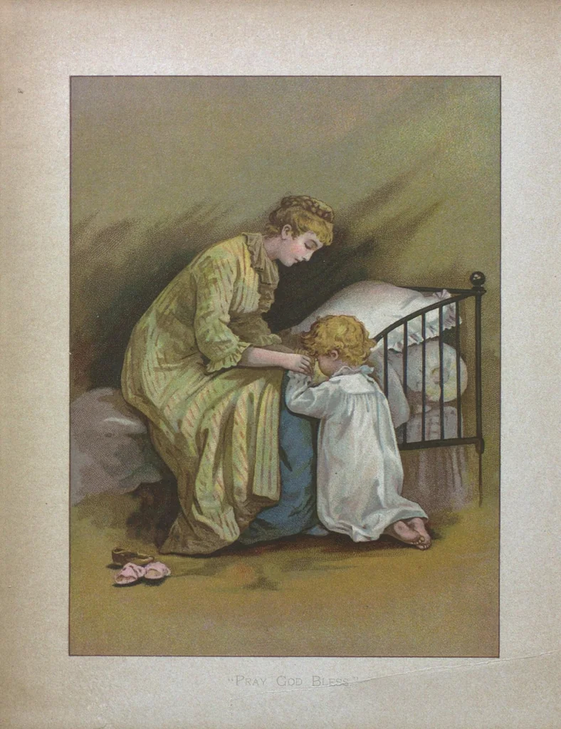 An illustration from All round the clock, 1887, leaf 66