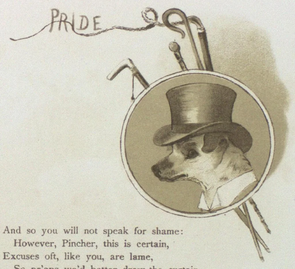 An illustration from The land of little people, 1892, leaf 20
