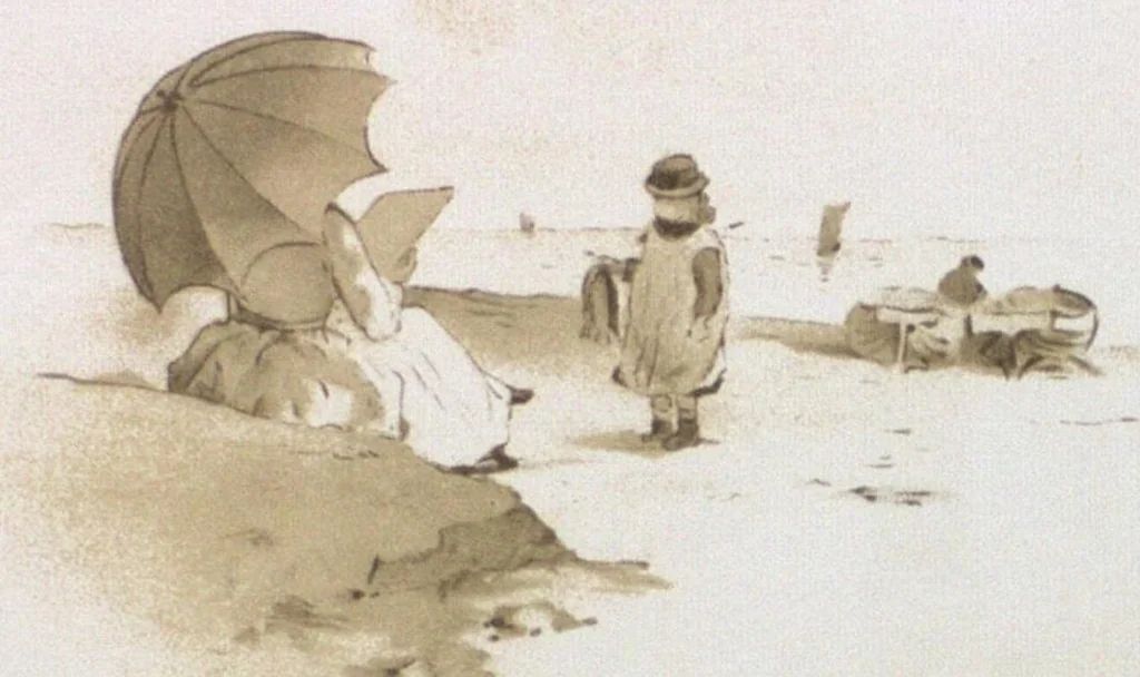 An illustration from The land of little people, 1892, leaf 28