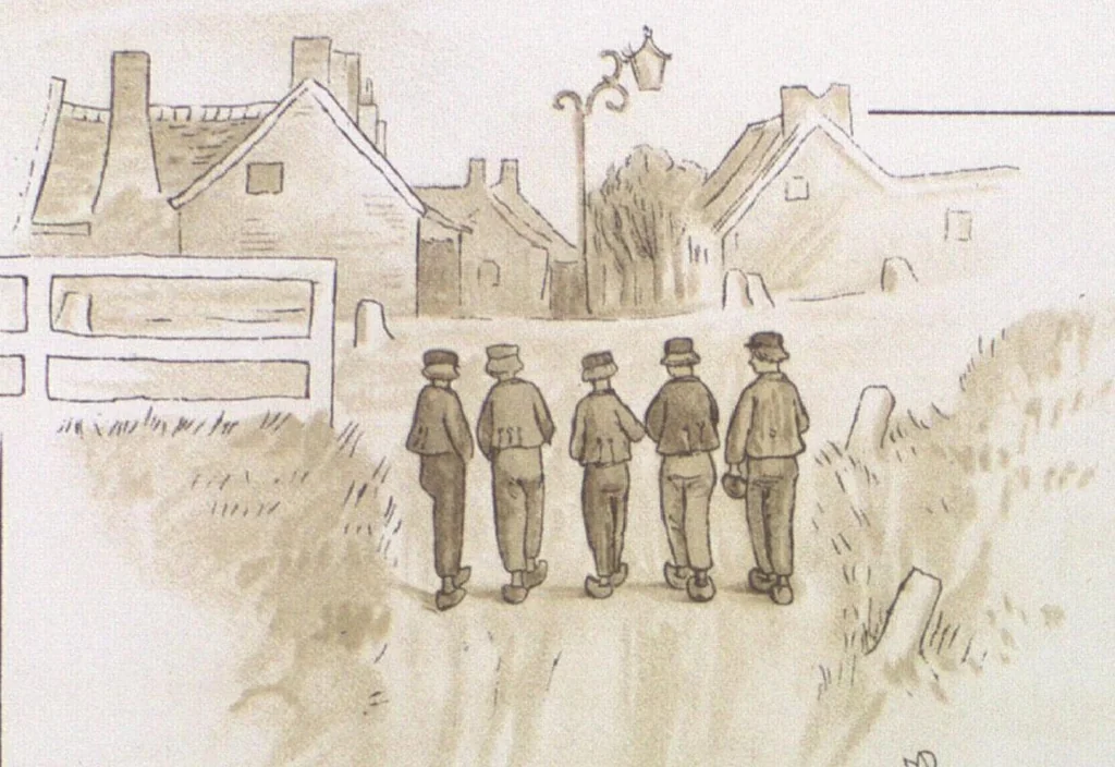 An illustration from The land of little people, 1892, leaf 48