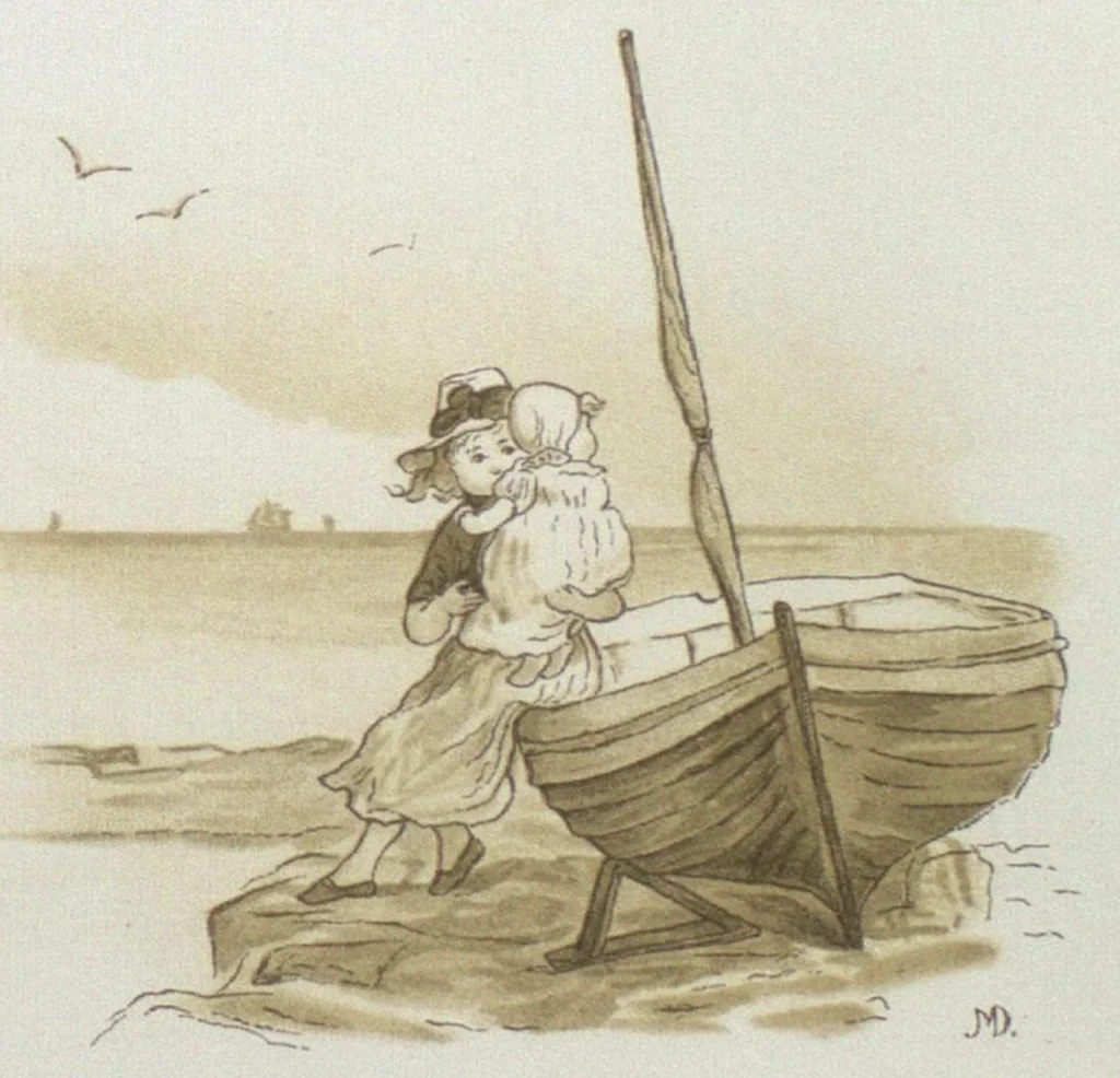 An illustration from The land of little people, 1892, leaf 9