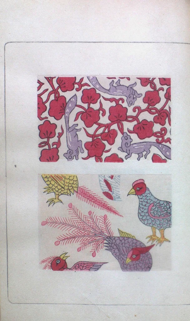 An illustration from [Oriental textile pattern book], 1905, leaf 23