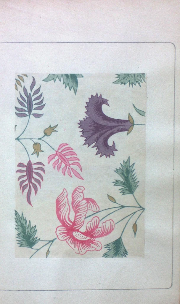 An illustration from [Oriental textile pattern book], 1905, leaf 28