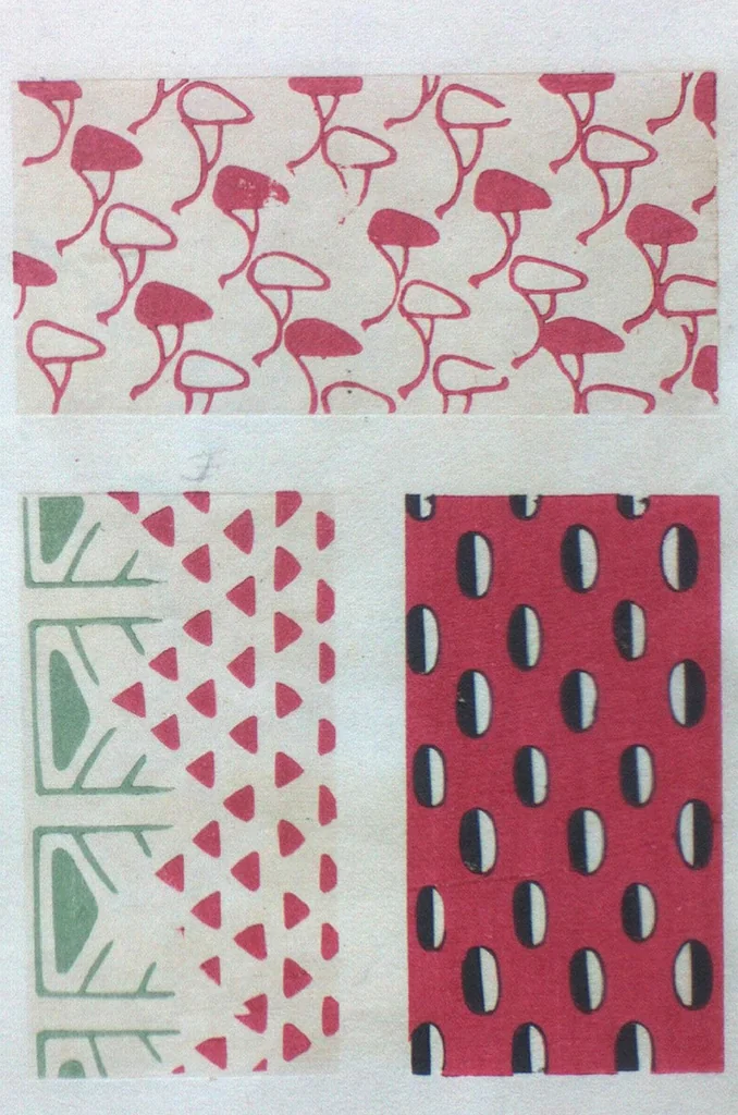 An illustration from [Oriental textile pattern book], 1905, leaf 38