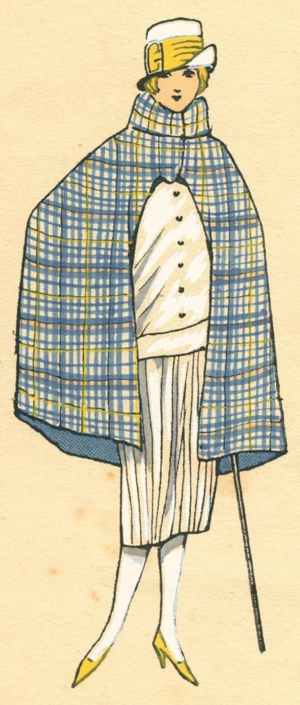 An illustration from Les tissus de Armand Hallenstein, 1920, leaf 6