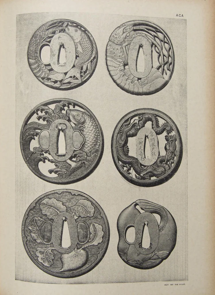 An illustration from Le Japon artistique : documents d'art et d'industrie. Vol 1, 1891, leaf 354