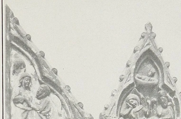 An illustration from Catalogue of the extensive and valuable collection of Spanish antiques and textiles : wrought iron work, torcheres, wood carvings, etc. of the XV, XVI, XVII and XVIII, centuries, 1921, leaf 165