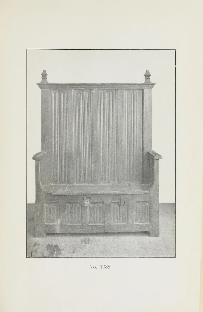 An illustration from Catalogue of the extensive and valuable collection of Spanish antiques and textiles : wrought iron work, torcheres, wood carvings, etc. of the XV, XVI, XVII and XVIII, centuries, 1921, leaf 71