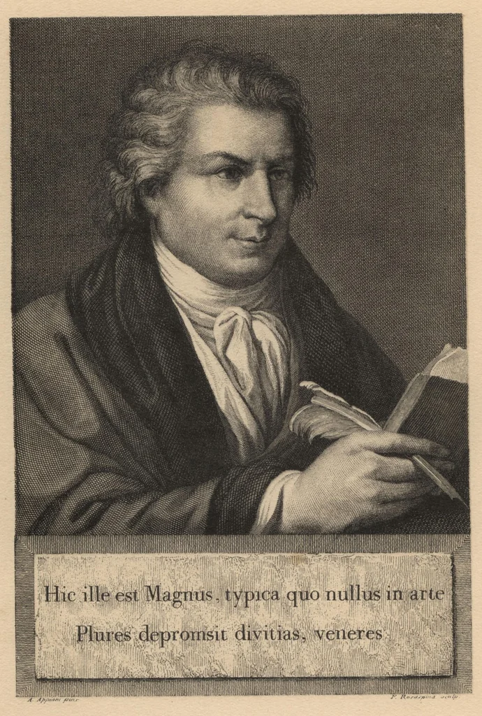 An illustration from Bodoni : Schriften, 1926, leaf 3