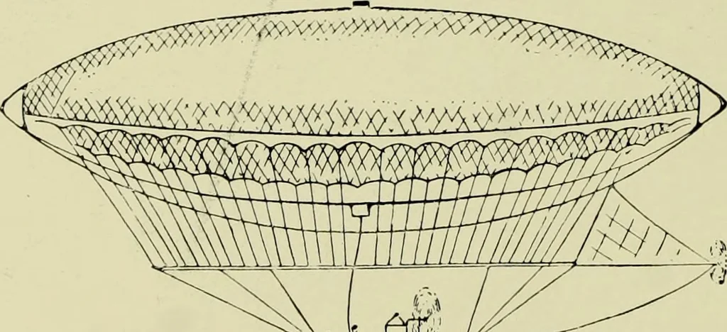An illustration from Famous airmen and their equipment [electronic resource] : with some notes on first-aid in emergencies, 1912, leaf 17