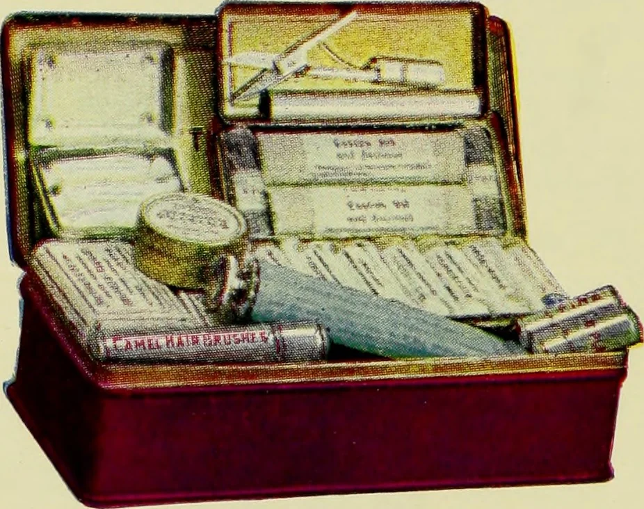An illustration from Famous airmen and their equipment [electronic resource] : with some notes on first-aid in emergencies, 1912, leaf 51