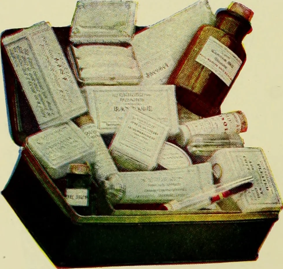 An illustration from Famous airmen and their equipment [electronic resource] : with some notes on first-aid in emergencies, 1912, leaf 51