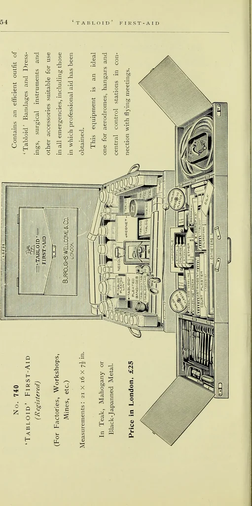 An illustration from Famous airmen and their equipment [electronic resource] : with some notes on first-aid in emergencies, 1912, leaf 55