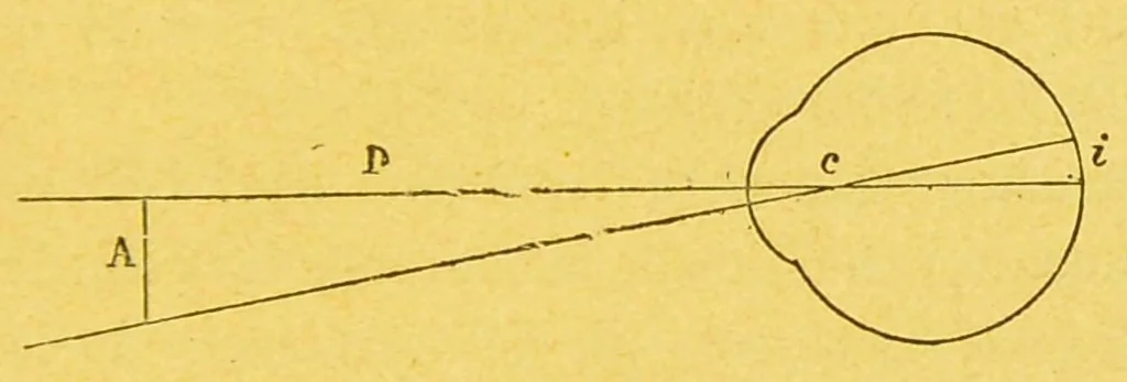 An illustration from La lumiÃ¨re et les coleurs au point de vue physiologique [electronic resource], 1888, leaf 63