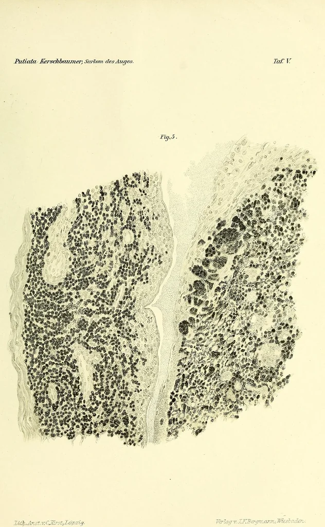 An illustration from Das Sarkom des Auges [electronic resource], 1900, leaf 319