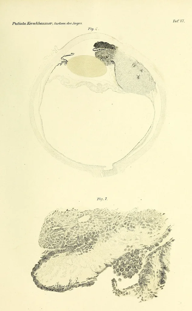An illustration from Das Sarkom des Auges [electronic resource], 1900, leaf 321