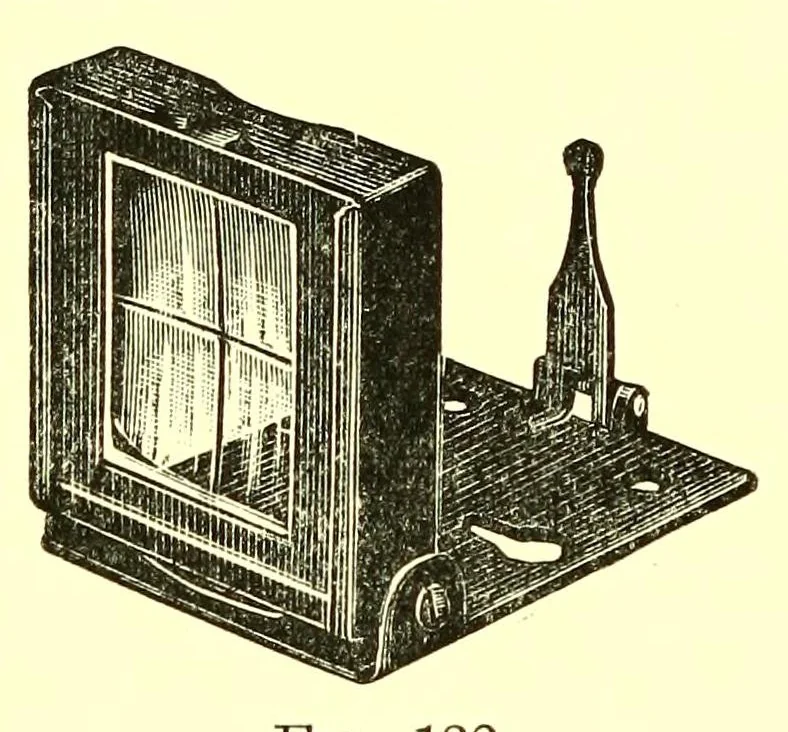 An illustration from Photographic optics and colour photography [electronic resource] : including the camera, kinematograph, optical lantern, and the theory and practice of image formation, 1909, leaf 201