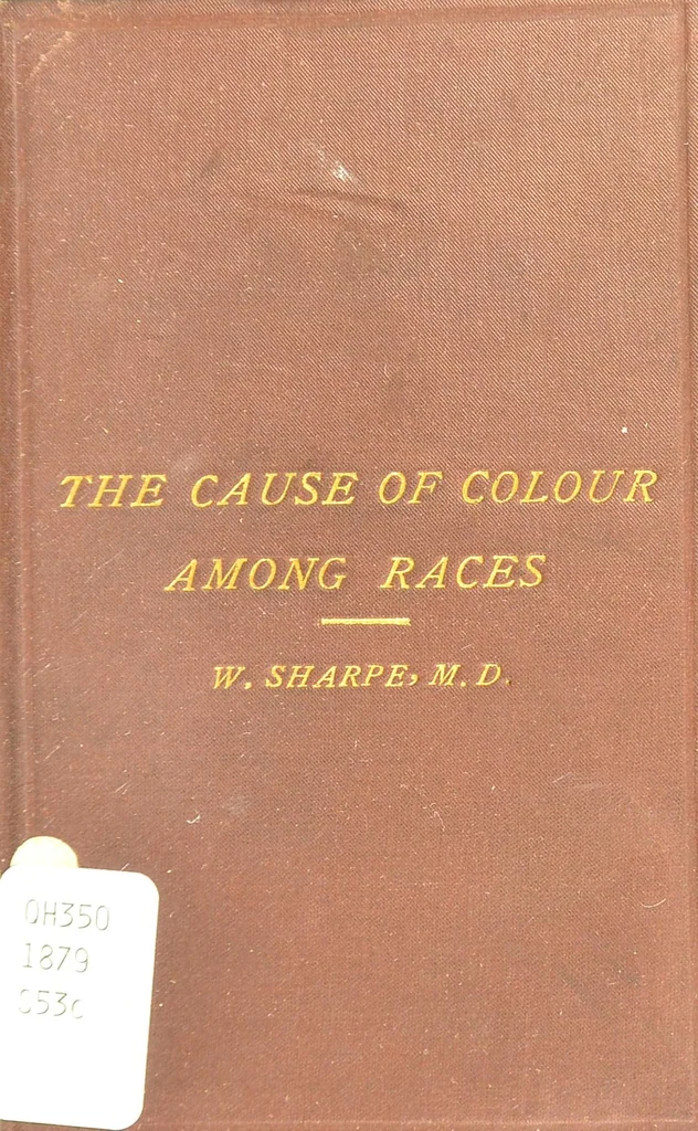 An illustration from The cause of colour among races : and the evolution of physical beauty, 1879, leaf 1