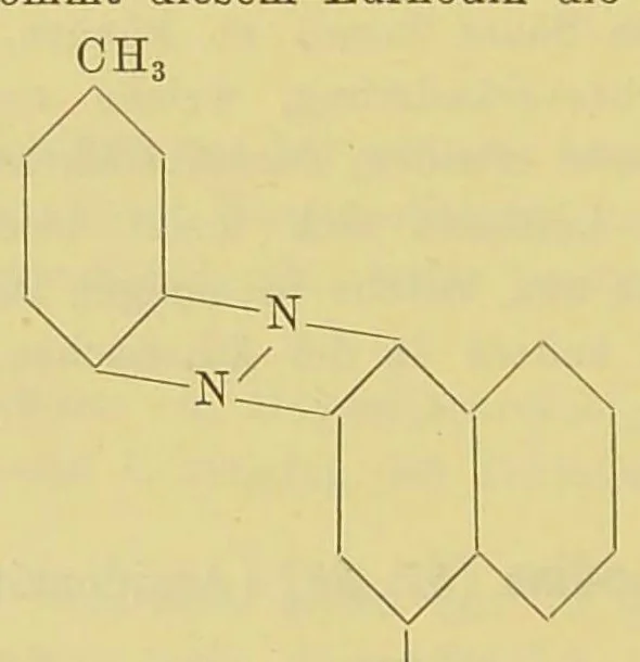 An illustration from Chemie der organischen Farbstoffe, 1889, leaf 164
