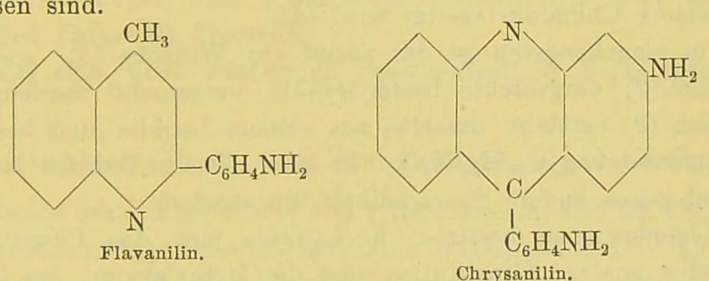 An illustration from Chemie der organischen Farbstoffe, 1889, leaf 193
