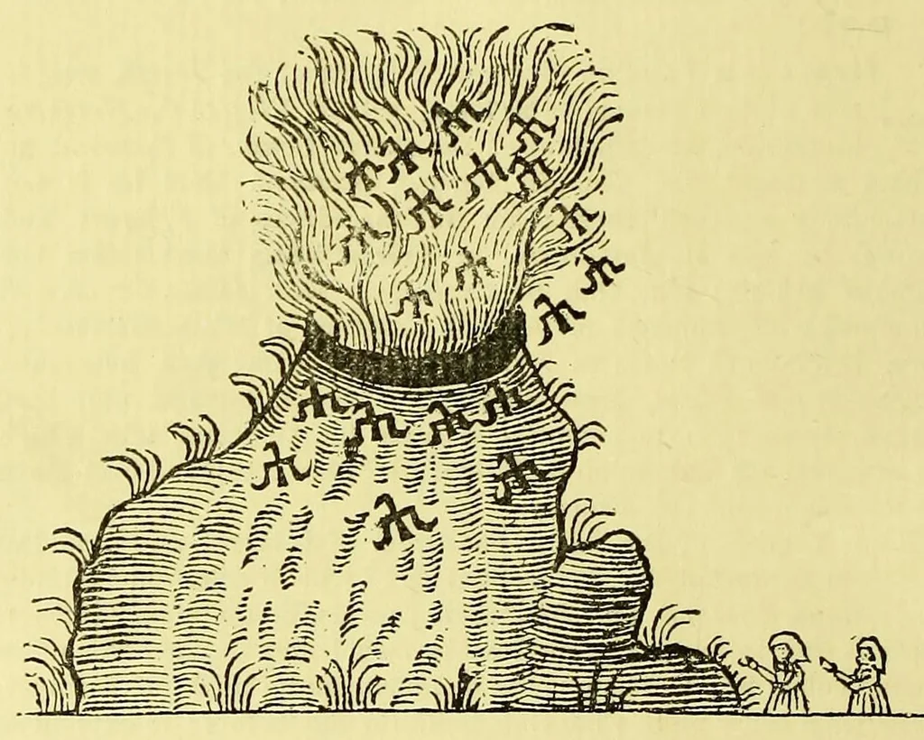 An illustration from The discoverie of witchcraft ... Being a reprint of the first edition published in 1584, 1886, leaf 586