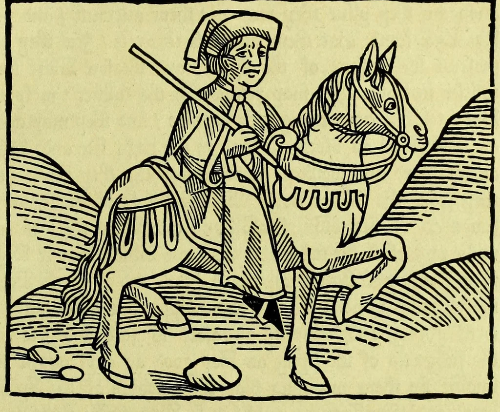 An illustration from The game of the chesse, 1855, leaf 163