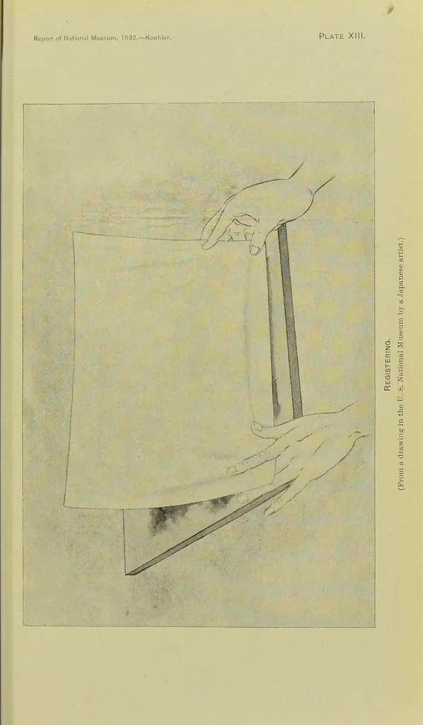 An illustration from Japanese wood-cutting and wood-cut printing, 1894, leaf 37