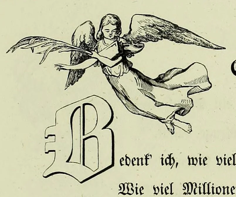 An illustration from 1840. Gutenbergs-Album, 1840, leaf 169