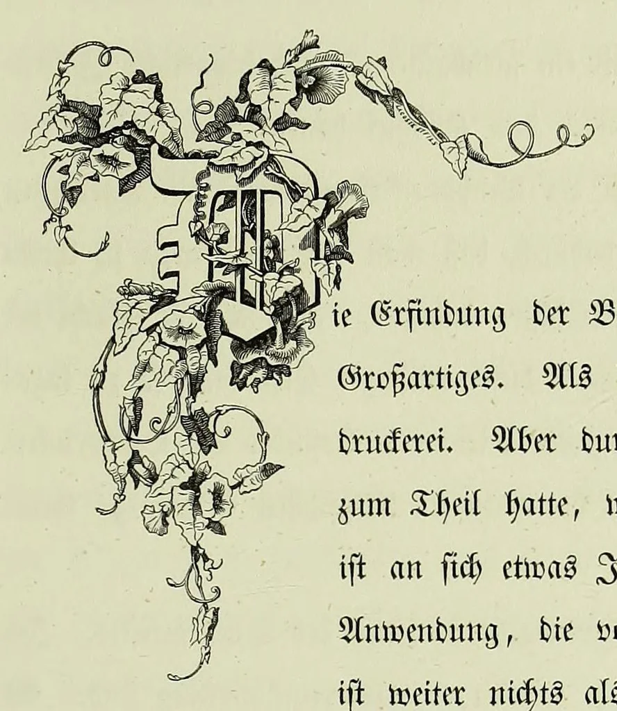 An illustration from 1840. Gutenbergs-Album, 1840, leaf 189
