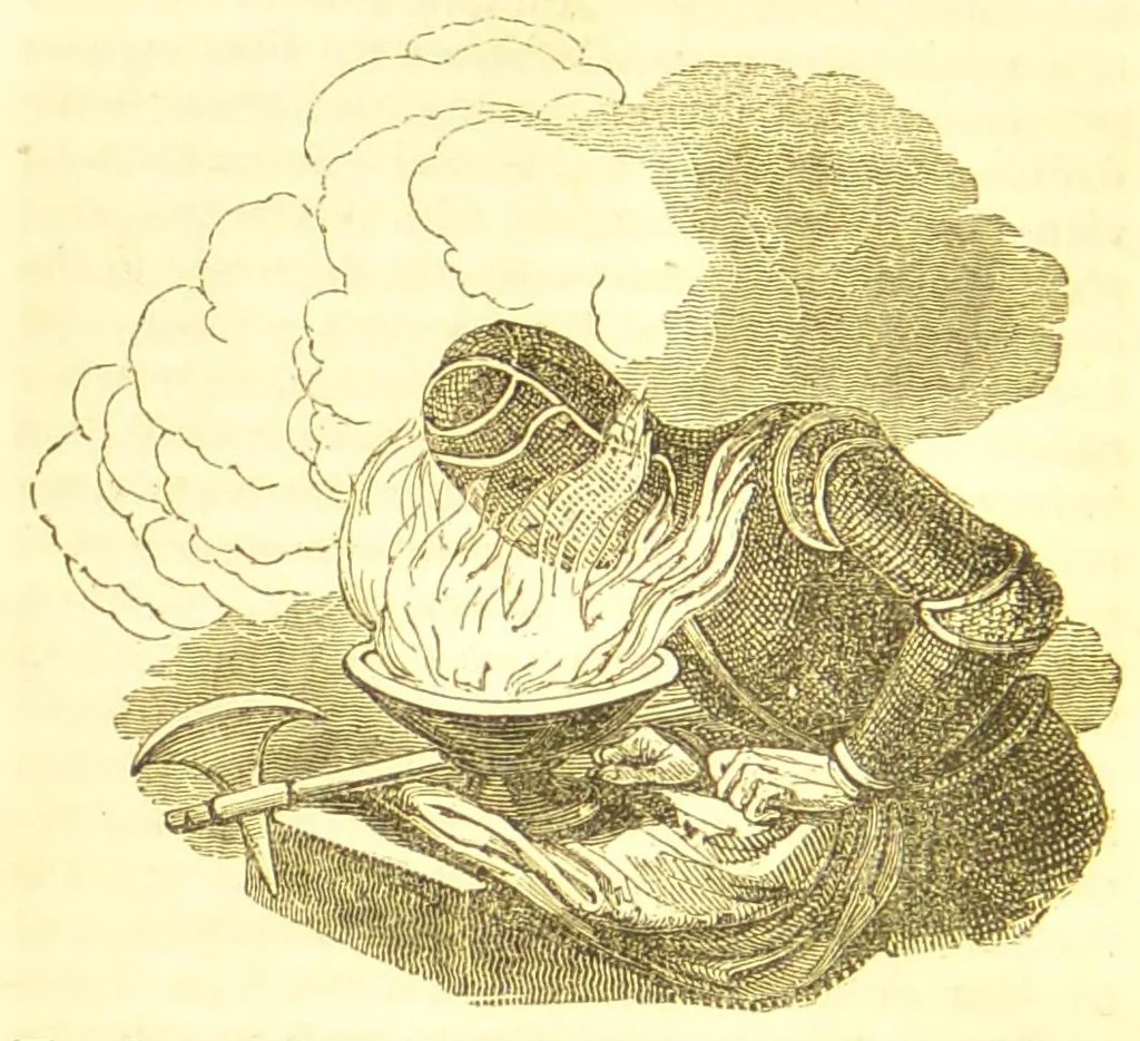 An illustration from Letters on natural magic, addressed to Sir Walter Scott, bart, 1834, leaf 324