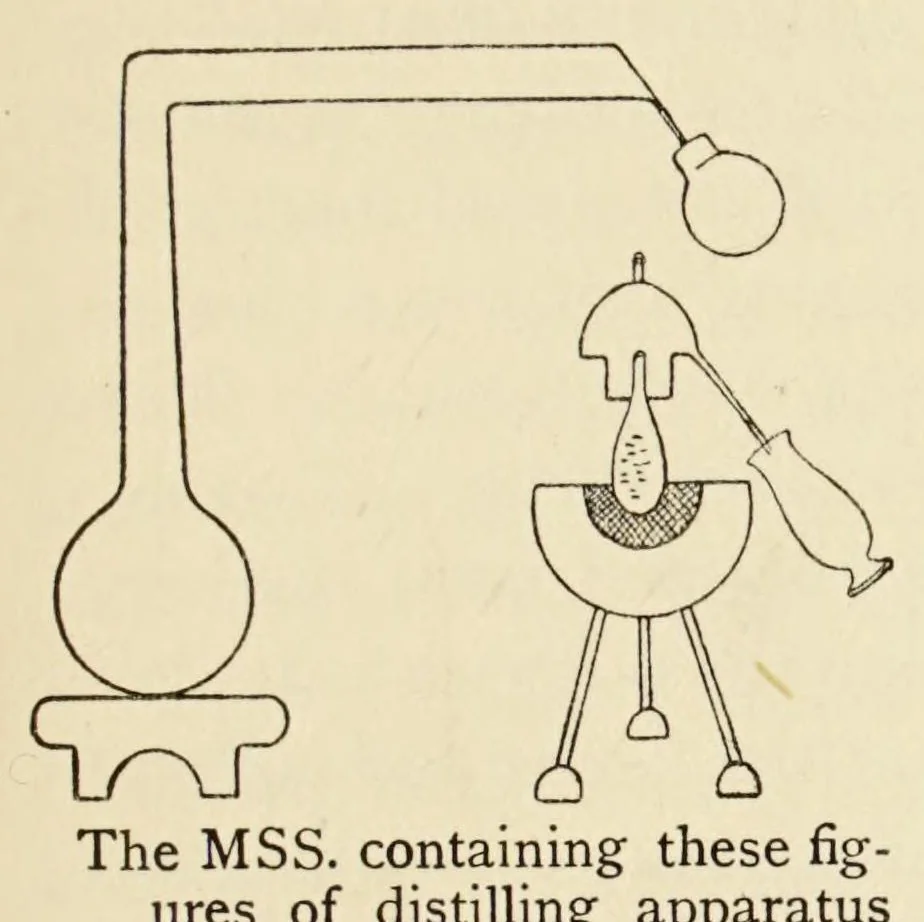 An illustration from The materials of the painter's craft in Europe and Egypt : from earliest times to the end of the XVIIth century, with some account of their preparation and use, 1910, leaf 105