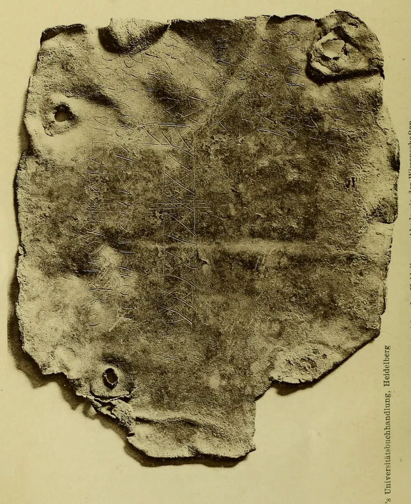 An illustration from Griechischer Liebeszauber aus Ägypten auf zwei Bleitafeln des Heidelberger archäologischen Instituts, 1910, leaf 16