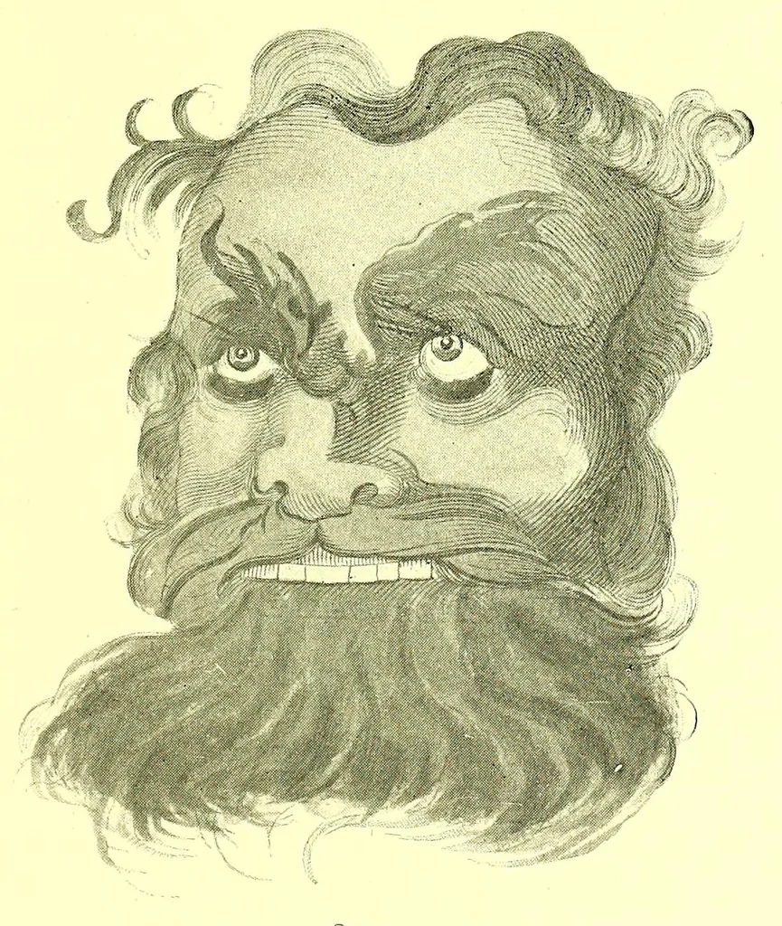 An illustration from The book of the magi : a complete system of occult philosophy, consisting of natural, celestial, cabalistic, and ceremonial magic ; invocations ; conjurations of spirits, &c., &c. ; biographical sketch of seventeen great philosophers and adepts, 1896, leaf 177
