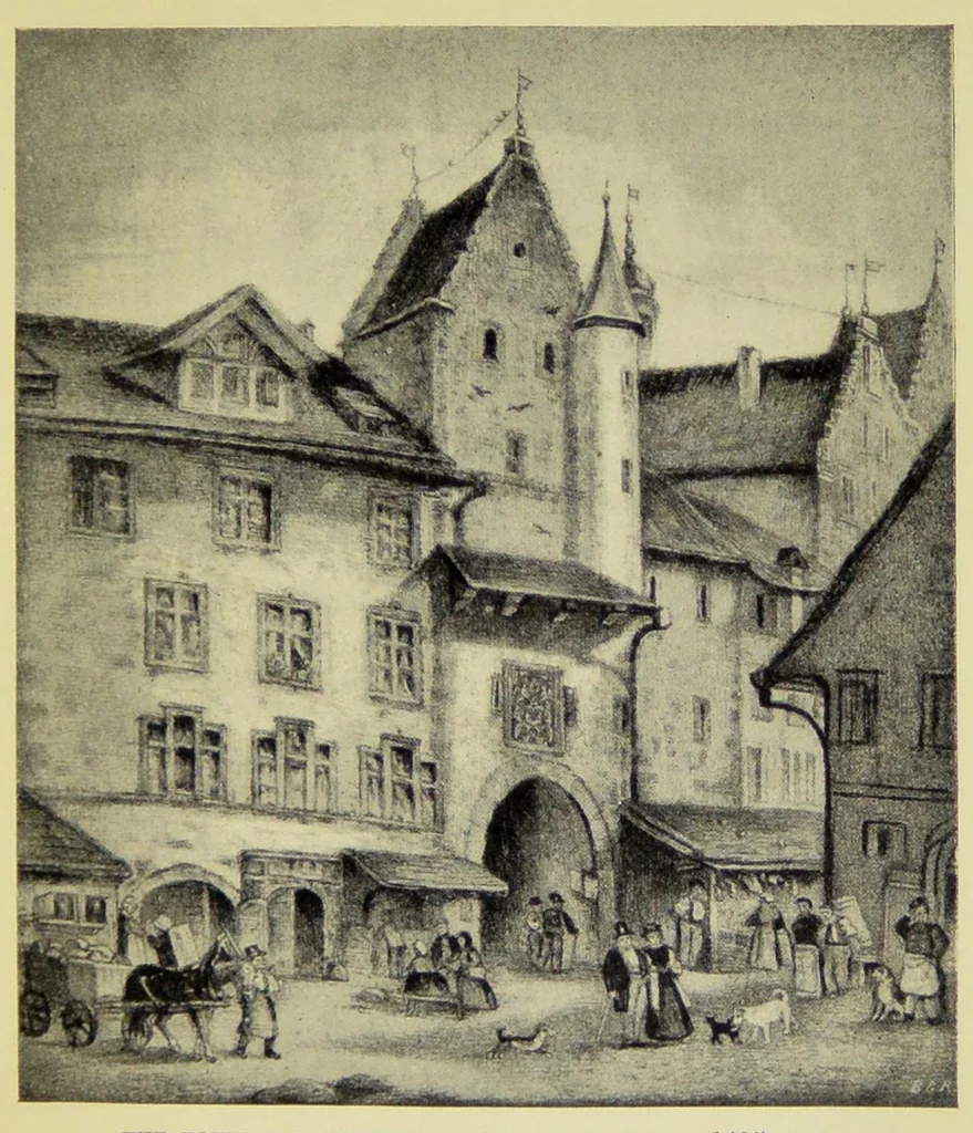 An illustration from The Life of Paracelsus Theophrastus von Hohenheim, 1493-1541, 1911, leaf 207
