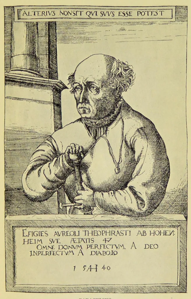 An illustration from The Life of Paracelsus Theophrastus von Hohenheim, 1493-1541, 1911, leaf 313