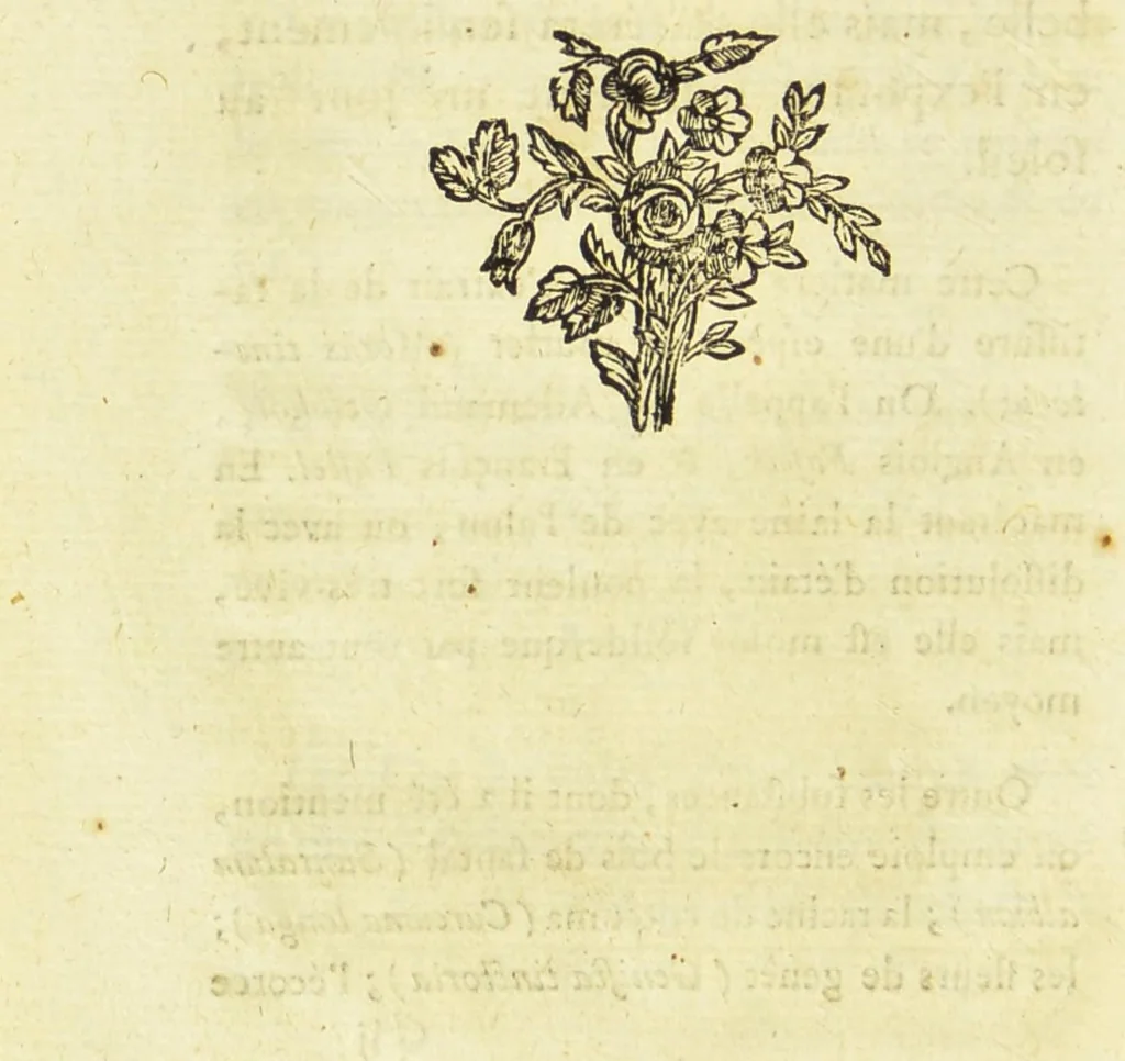 An illustration from Essai sur l'art de la teinture, 1787, leaf 108
