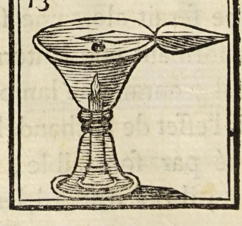 An illustration from Supplément à la Magie blanche dévoilée ... Contenant l'explication de plusieurs tours nouveauz, 1785, leaf 106