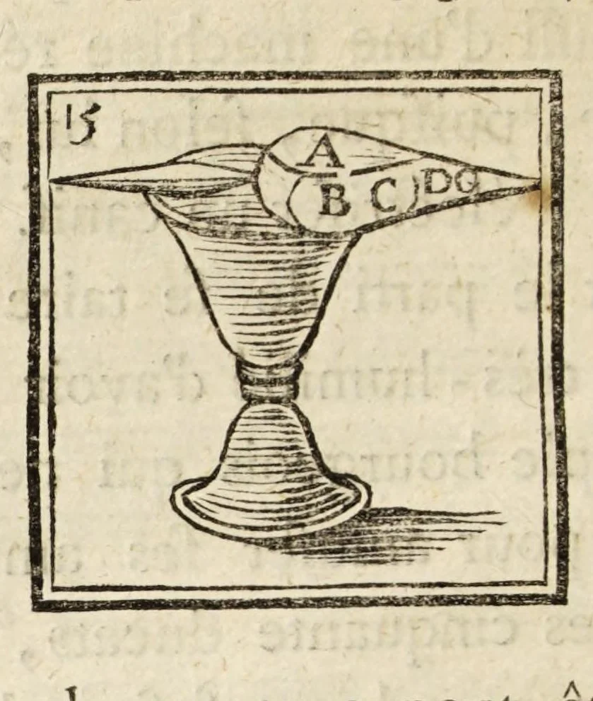 An illustration from Supplément à la Magie blanche dévoilée ... Contenant l'explication de plusieurs tours nouveauz, 1785, leaf 120
