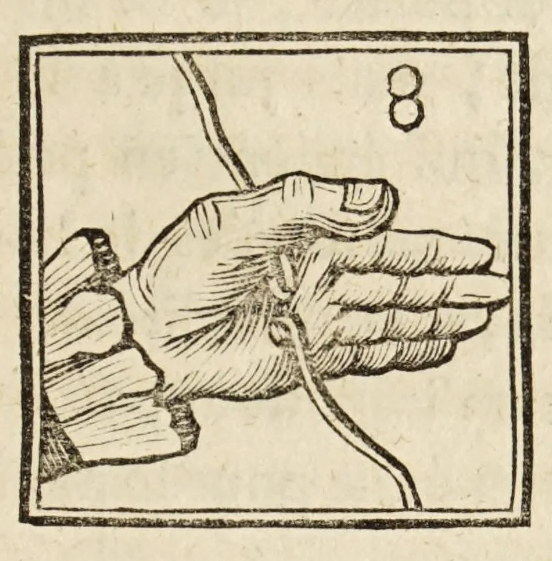 An illustration from Supplément à la Magie blanche dévoilée ... Contenant l'explication de plusieurs tours nouveauz, 1785, leaf 49