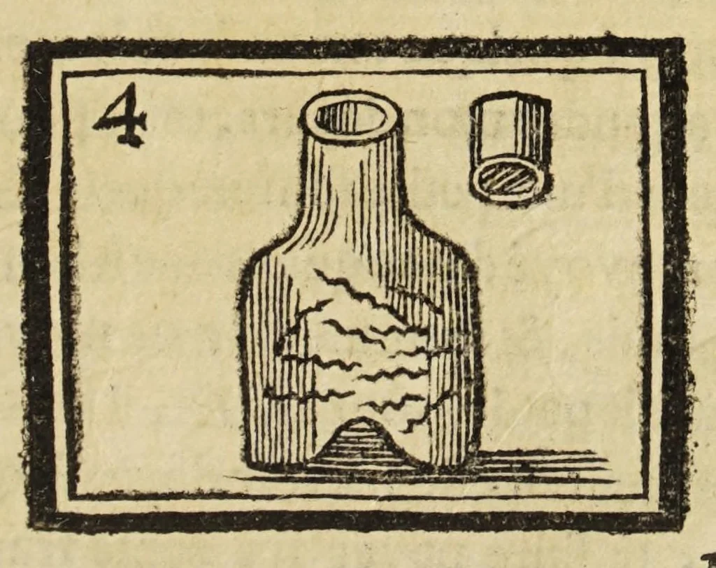 An illustration from Les petites aventures de Jérome Sharp, professeur de physique amusante. Ouvrage contenant autant de tours ingénieux que de leçons utiles, avec quelques petits portraits à la manière noire, 1793, leaf 177