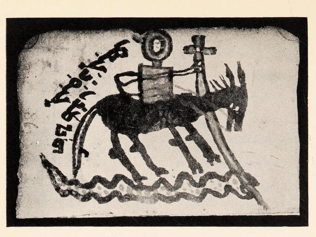 An illustration from The book of protection : being a collection of charms, now edited for the first time from Syriac mss, 1912, leaf 130