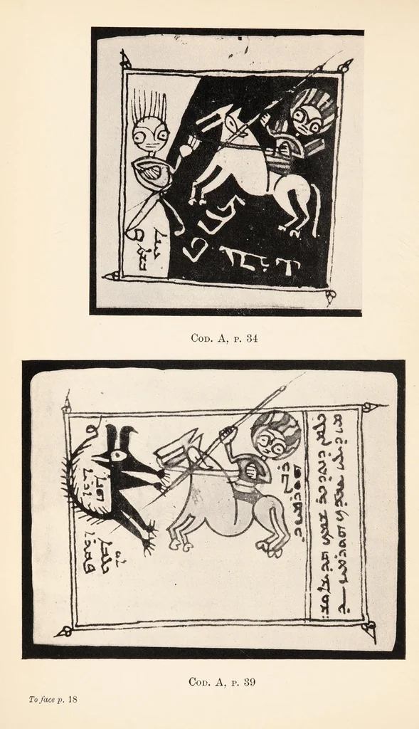 An illustration from The book of protection : being a collection of charms, now edited for the first time from Syriac mss, 1912, leaf 194