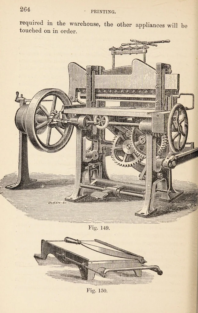 An illustration from Printing : a practical treatise on the art of typography as applied more particularly to the printing of books, 1890, leaf 290