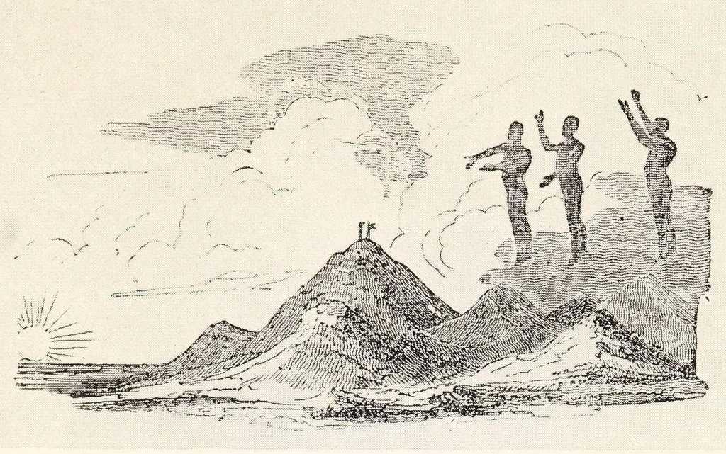 An illustration from The mystery and lore of apparitions : with some account of ghosts, spectres, phantoms and boggarts in early times, 1930, leaf 273