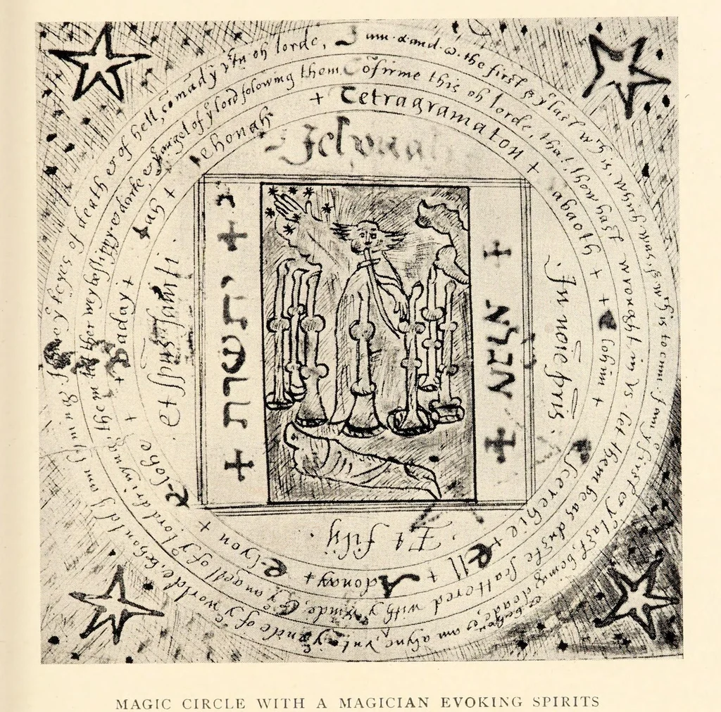 An illustration from The mysteries and secrets of magic, 1927, leaf 269